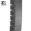 ZSOUND large-scale bi-amp two way single 12inch line array speakers audio sound system